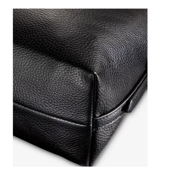 GIANI BERNINI Pebbled Soft medium women's shoulder crossbody bag - Black NEW! - Picture 14 of 16